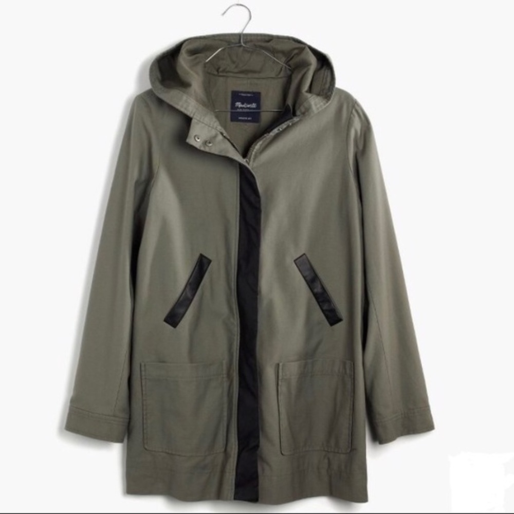 Madewell X Sezane Beckett Hooded Jacket